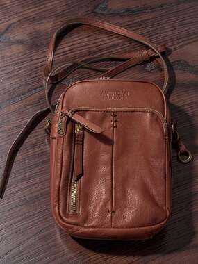 American Leather Co. Cleveland North South Crossbody Bag